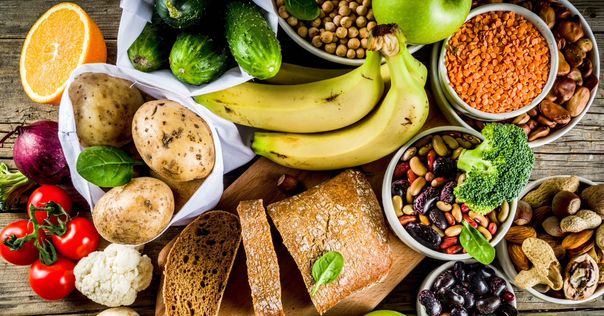 Alimentos para una dieta rica en fibra